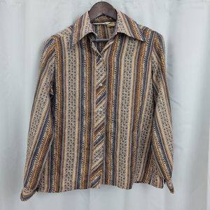 Lady Arrow 1970's Button Down Collared Shirt